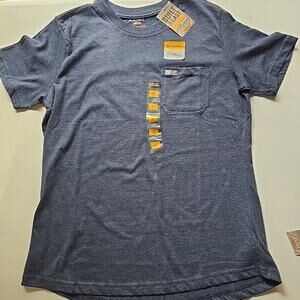 Ariat Womens Rebar Cotton‎ Strong T-Shirt Navy Heather Short Sleeve Size Large L